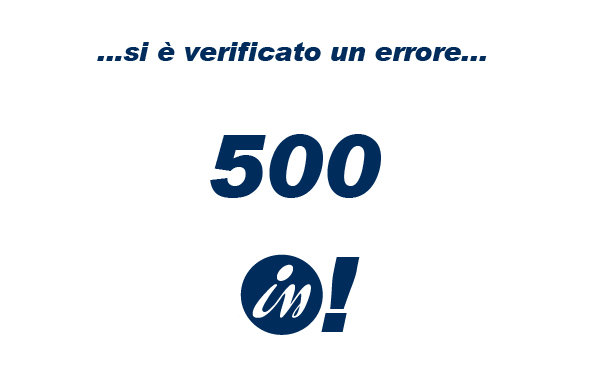 Siamo spiacenti, si � verificato un errore